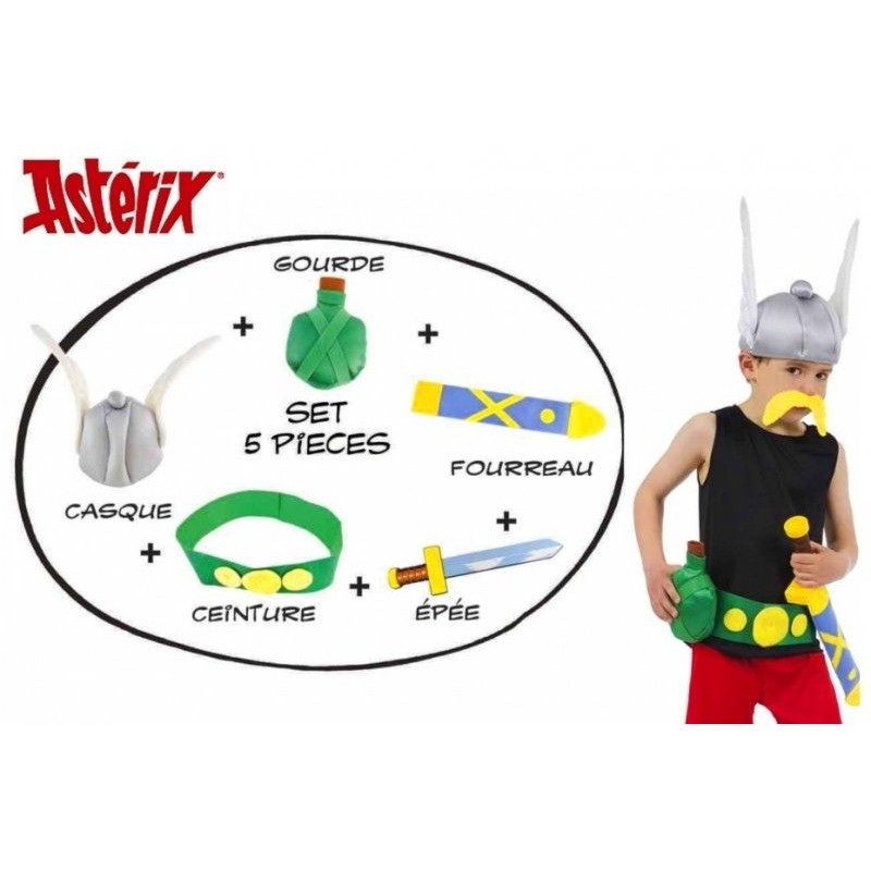 Set 5 Pieces Asterix Enfant