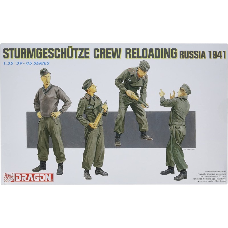 Maquette - Equipage Sturmgeshutz - Echelle 1:35