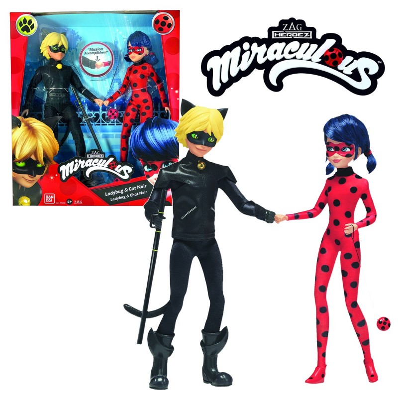 Pack de 2 poupées 26 cm Miraculous