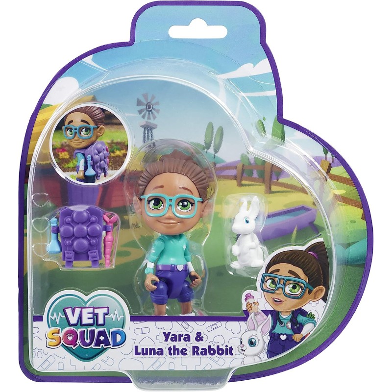 Vet Squad vétérinaires articulées Yara & Luna Le Lapin
