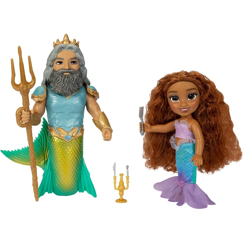 Disney La Petite Sirène Figurines Ariel et Triton