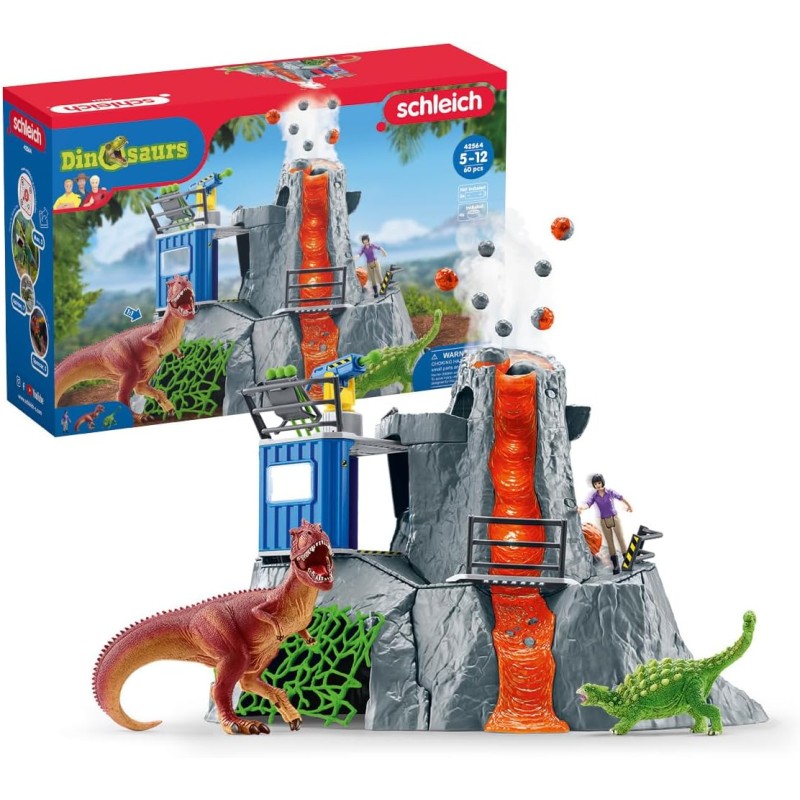 Schleich Dinosaurs- Expédition au grand Volcan