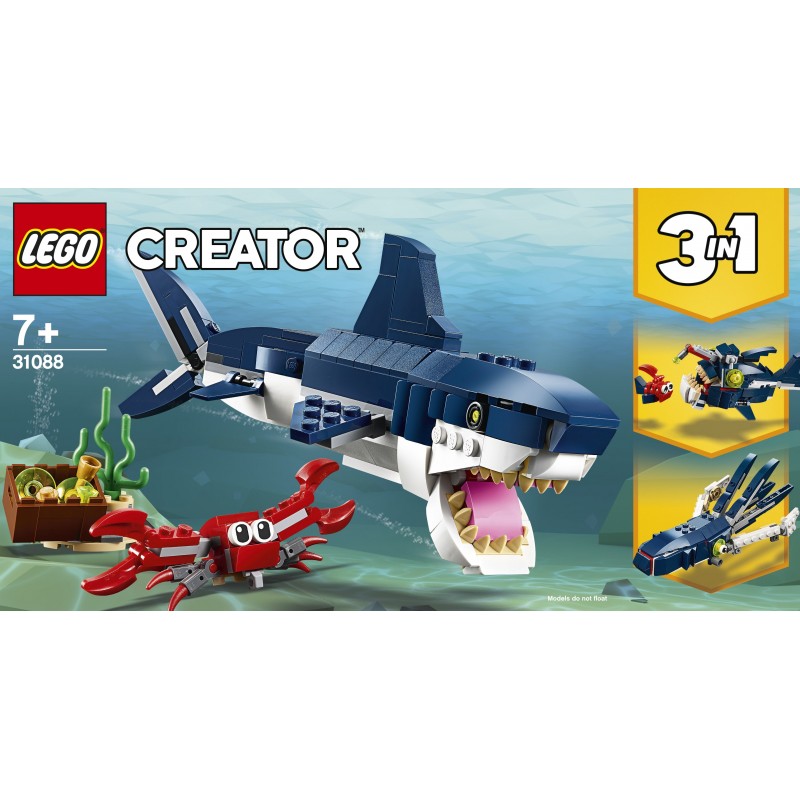 Lego Creator 31088 : les créatures sous-marines
