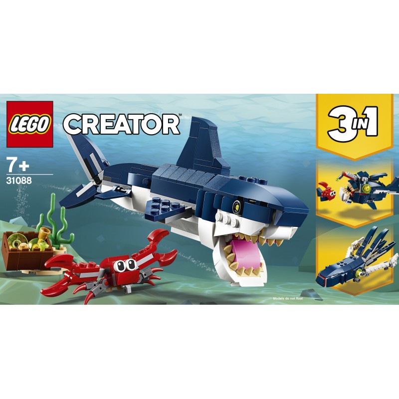 Lego Creator 31088 : les créatures sous-marines