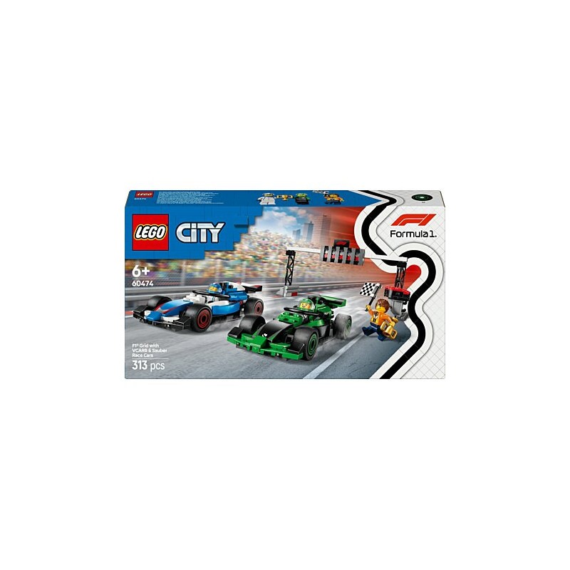 LEGO City - Grille de départ de F1® avec des voitures VCARB et Sauber