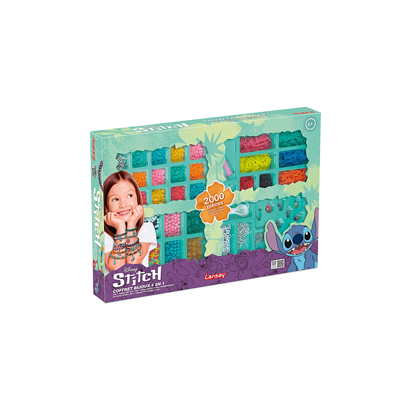 Coffret Bijoux 4 en 1 - Stitch