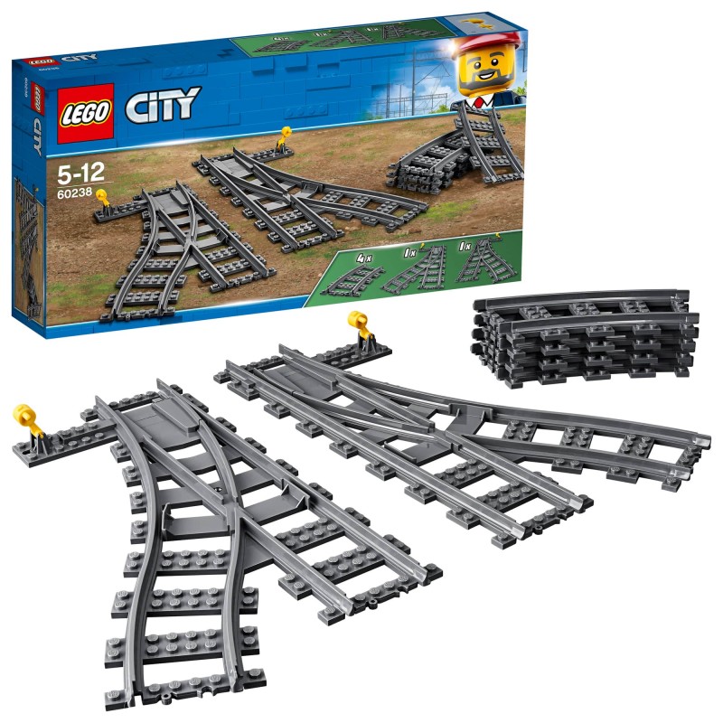 Lego City 60238 : Les aiguillages