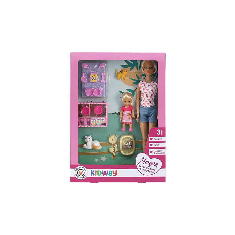 KIDWAY - Morgan et ses animaux chat