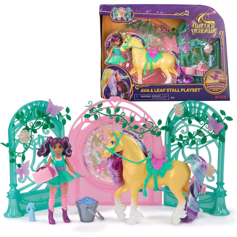 Playset Poupée Ava et Leaf Color Change