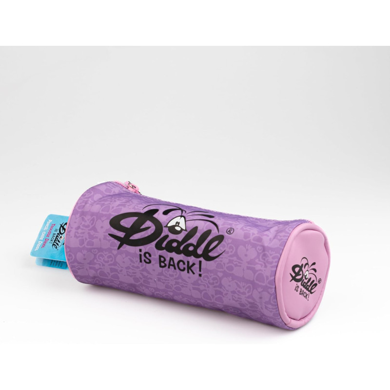 Diddl - Trousse Mauve et Rose 20x8,5 cm