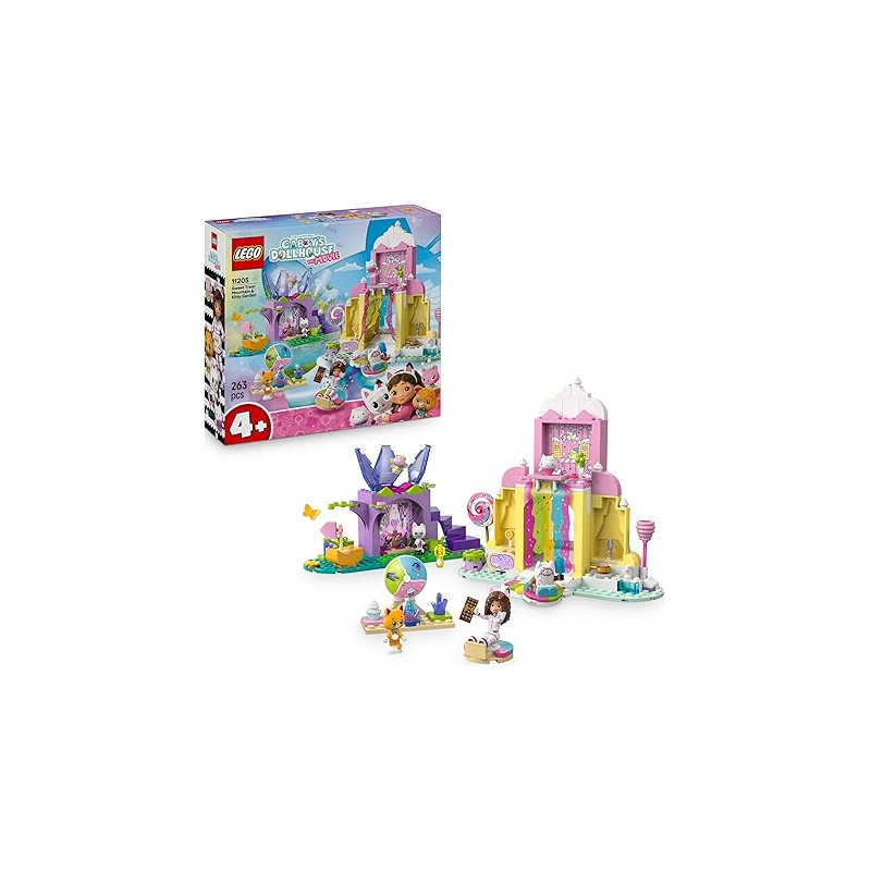 LEGO Gabby et la Maison Magique La Montagne de Friandises et Le Jardin de Fée Minette