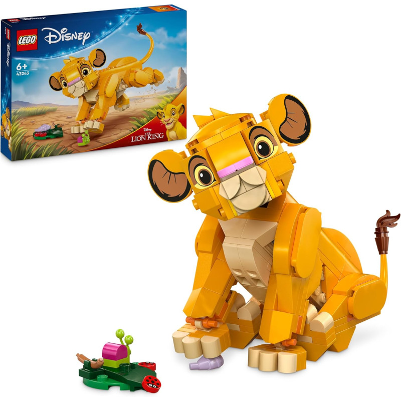 LEGO Disney Simba, Le Bébé du Roi Lion, Jouet de Construction