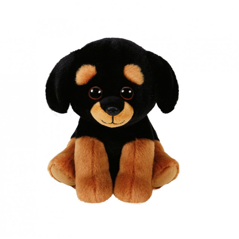 Beanie Babies - Peluche Trevour le Rottweiler 15 cm