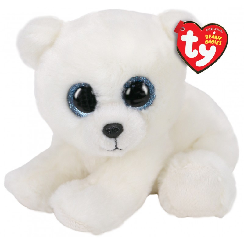 Beanie Babies - Peluche Ari l'ours polaire 15 cm