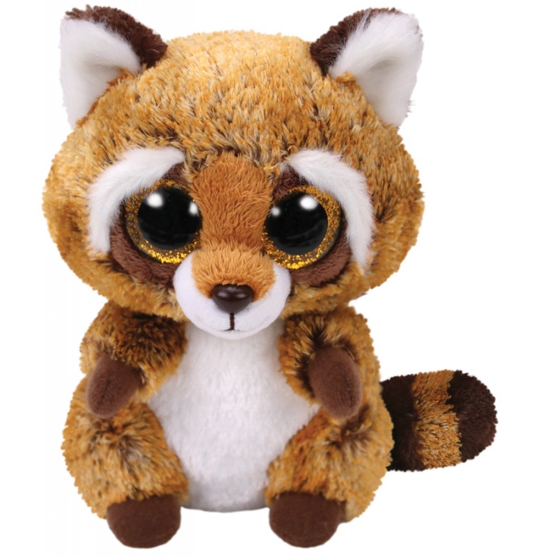 Beanie Boo'S - Peluche Rusty le Raton Laveur 15 cm