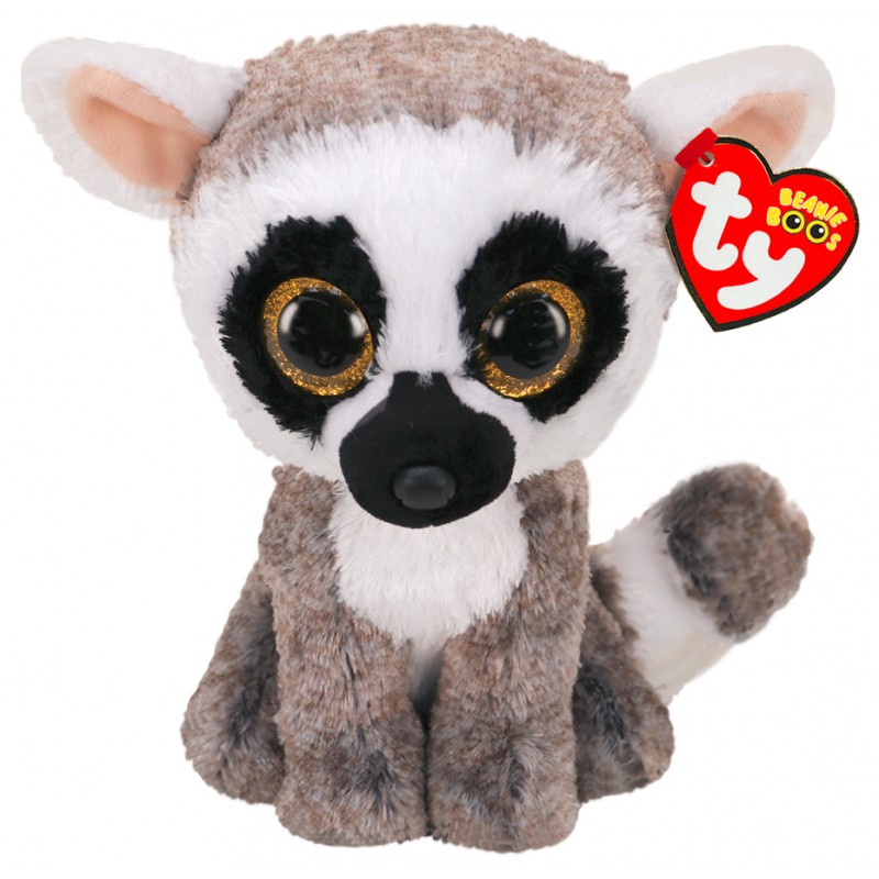 Beanie Boo's - Peluche Linus le lémurien 30 cm