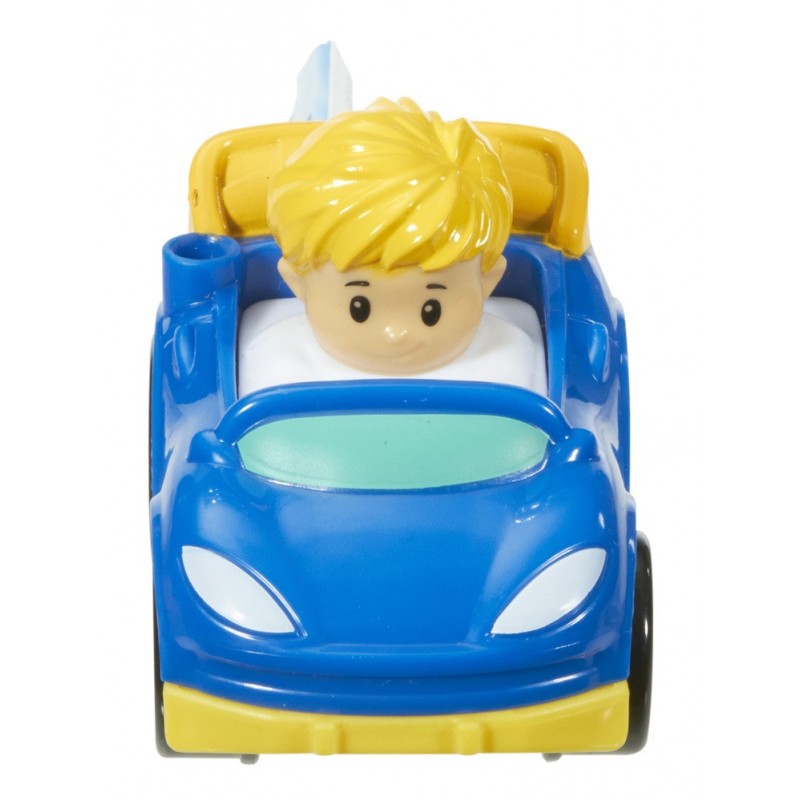 Little people wheeli - voiture de course bleue
