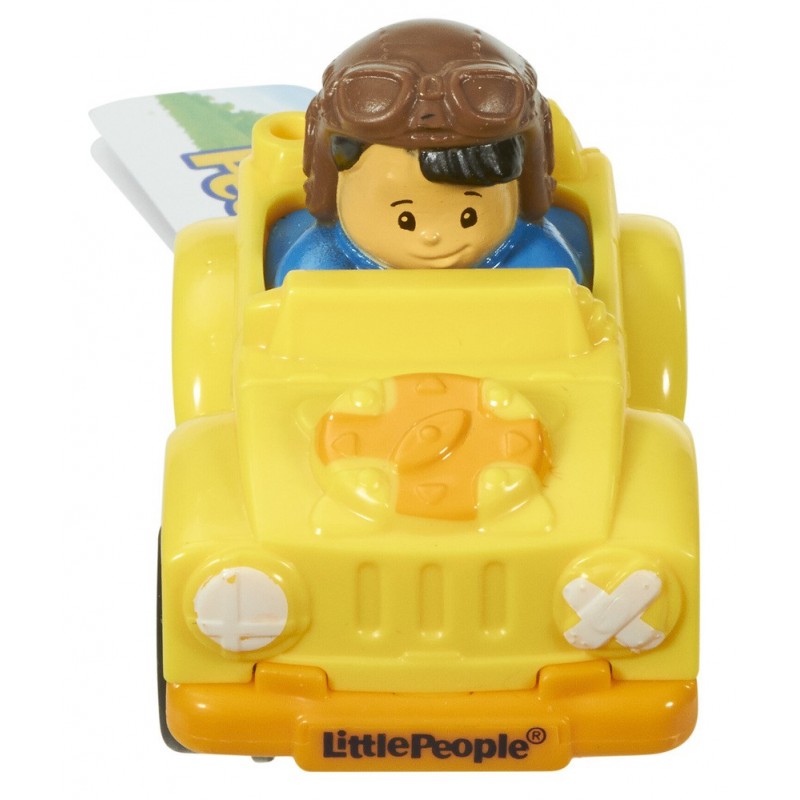 Little people wheeli - voiture jaune