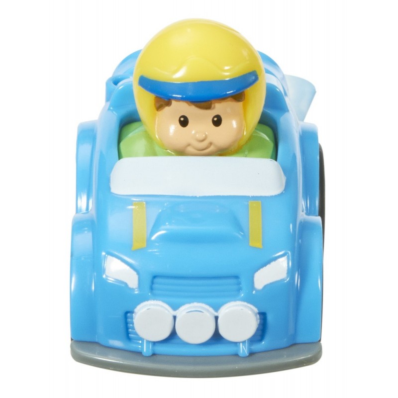 Little people wheeli - voiture de course bleue