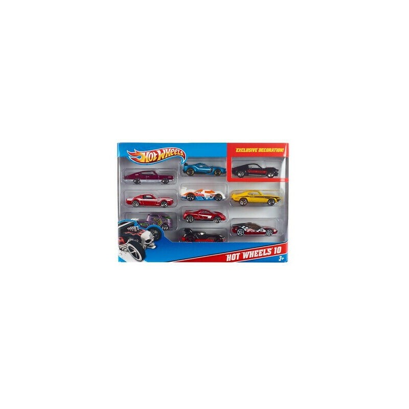 Hot Wheels Coffret De 10 Véhicules