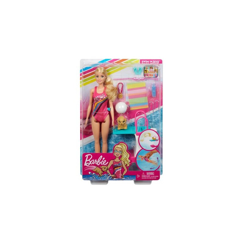 Coffret Barbie natation