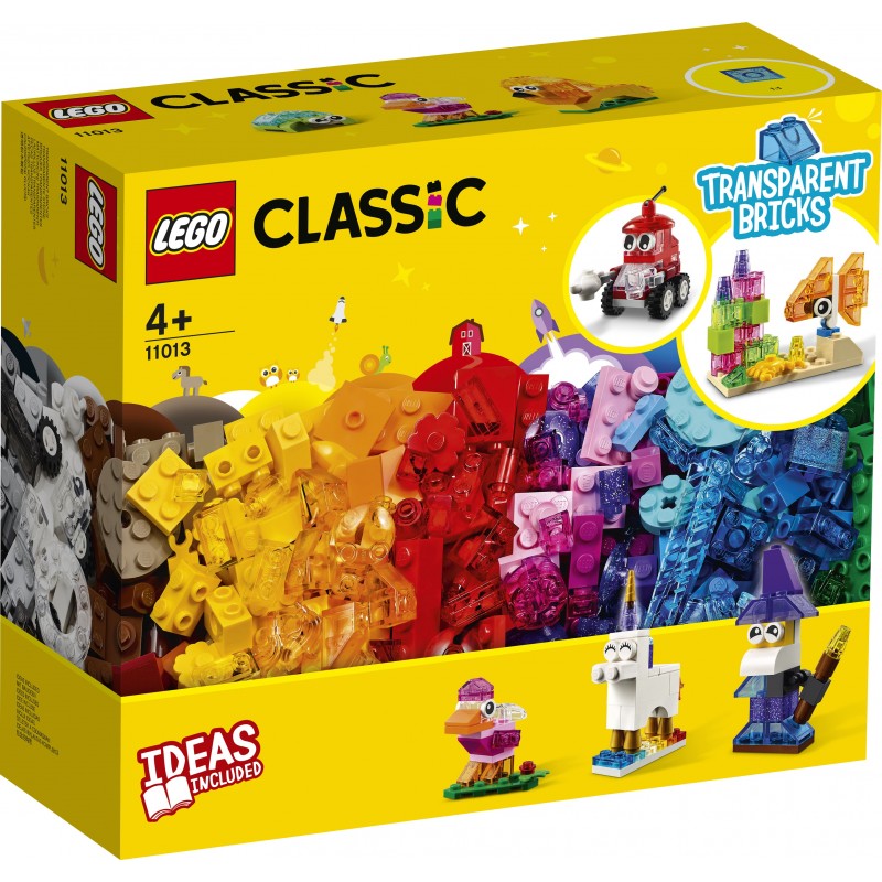 Lego Classic 11013 : Briques transparentes créatives