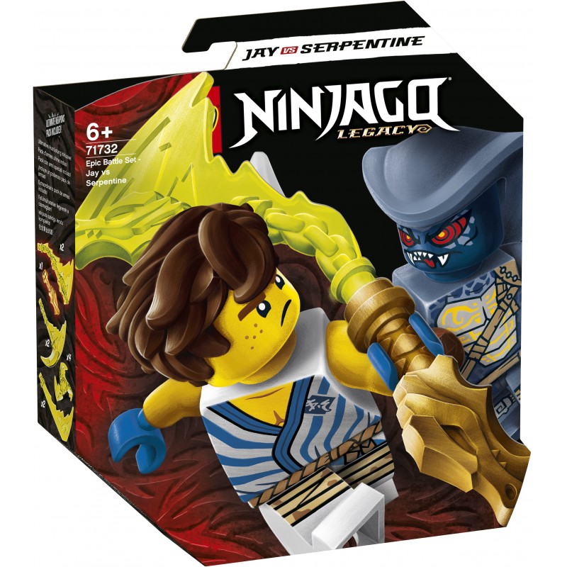 Lego Ninjago 71732 : Set de bataille épique Jay contre Serpentine