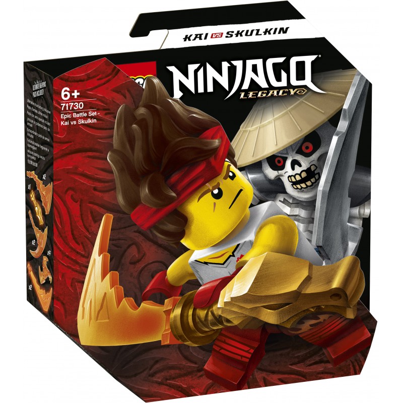 Lego Ninjago 71730 : Set de bataille épique Kai contre Skulkin