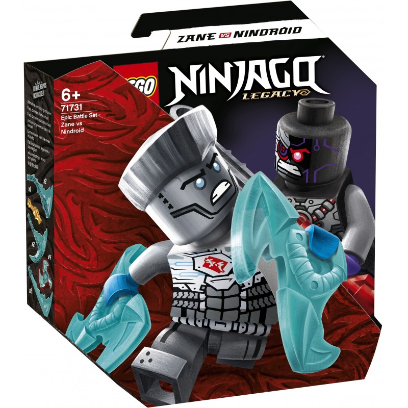 Lego Ninjago 71731 : Set de bataille épique Zane contre Nindroïde