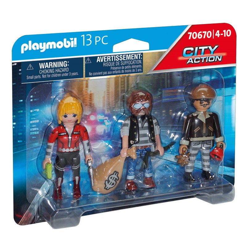 Police équipe de bandits - Playmobil City Action 70670