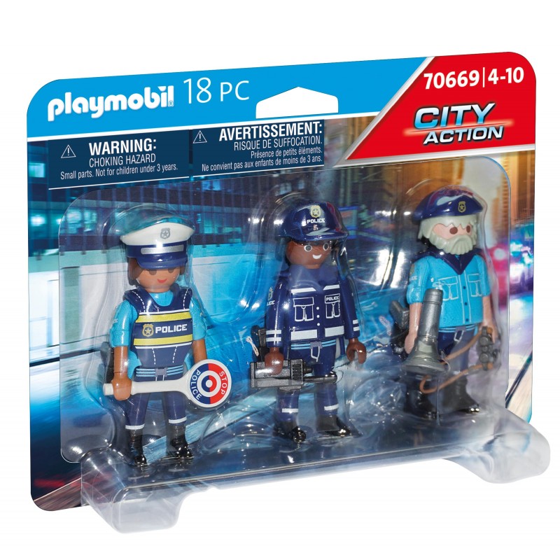 Police équipe de policiers - Playmobil City Action 70669