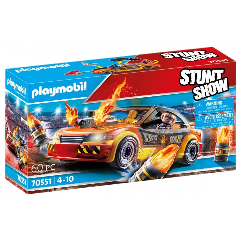 Stuntshow Voiture crash test - Playmobil 70551