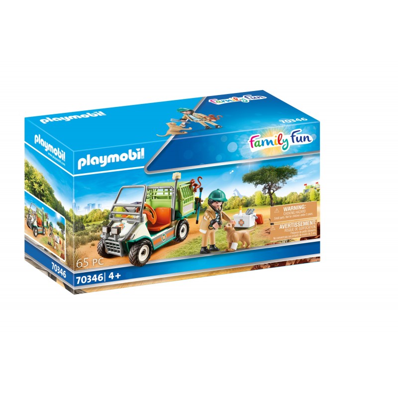 Vétérinaire et véhicule tout terrain - Playmobil 70346