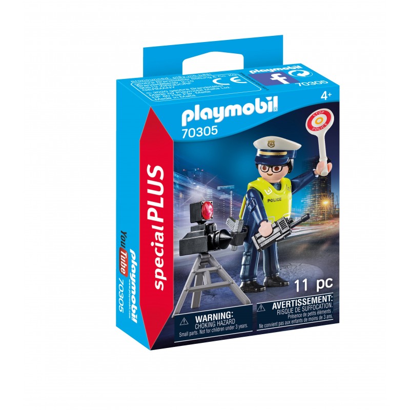 Policier avec radar - Playmobil 70305