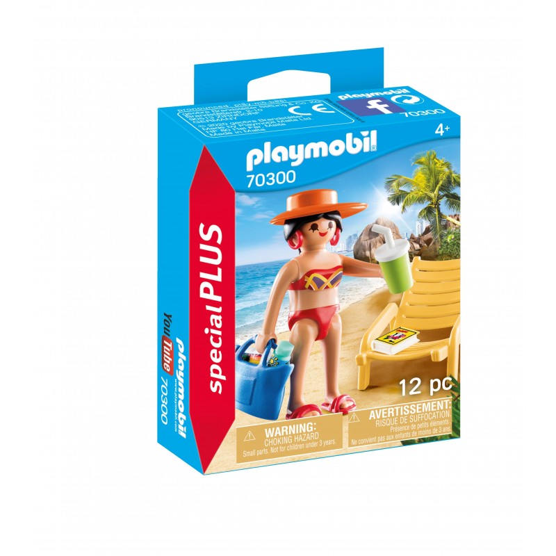 Vacancière avec transat - Playmobil 70300