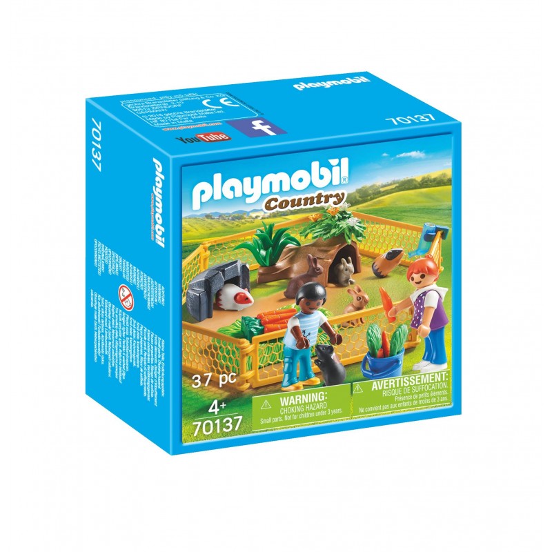 Enfants avec petits animaux - Playmobil 70137