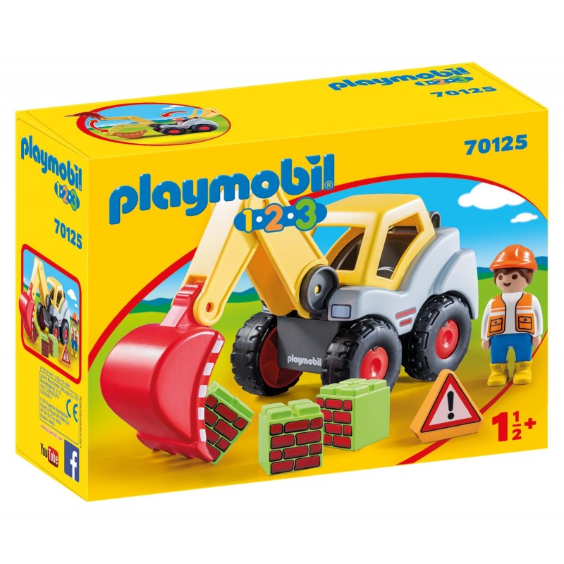 Pelleteuse - Playmobil 1.2.3 70125