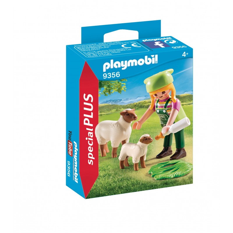 Fermière avec moutons - Playmobil 9356