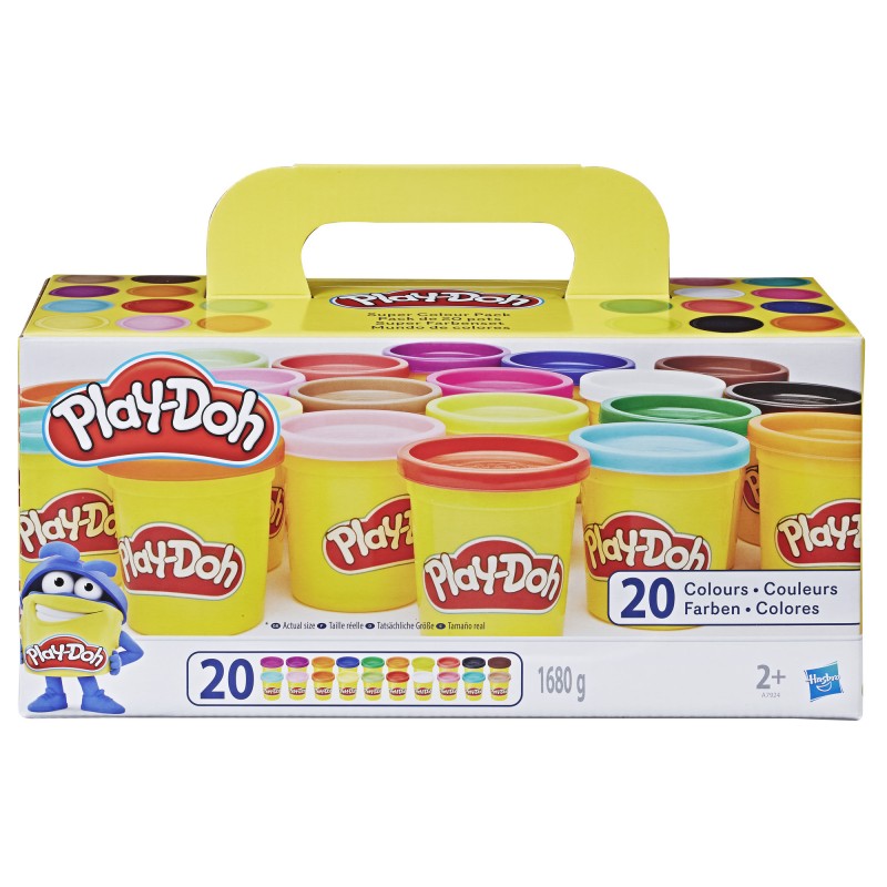 Play-Doh - Pack 20 Pots pâte à modeler
