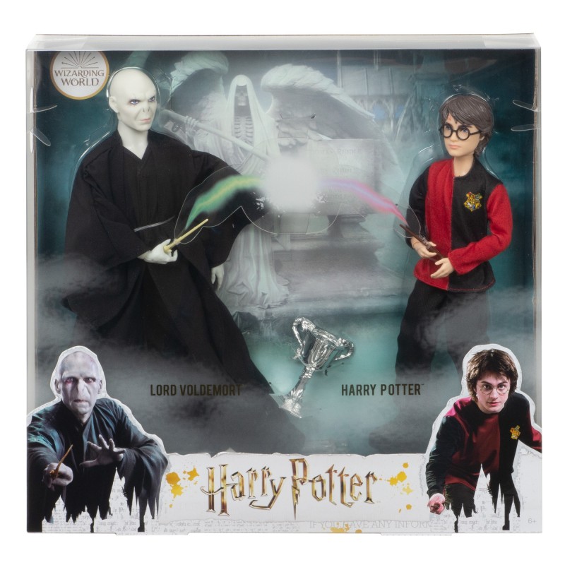 Pack 2 poupées Voldemort et Harry Potter