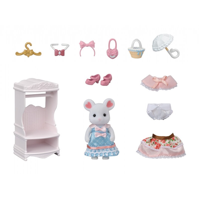 Valisette Mode et Grande Soeur Souris - Sylvanian Families