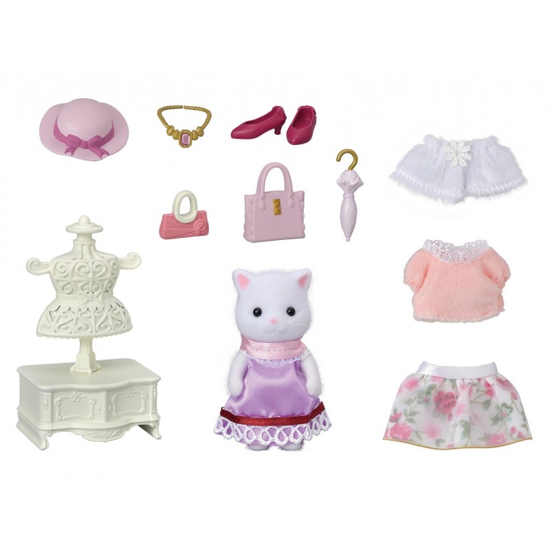 La valisette de mode et grande soeur Chat Persan - Sylvanian Families