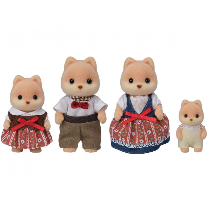 La famille Chien Caramel - Sylvanian Families