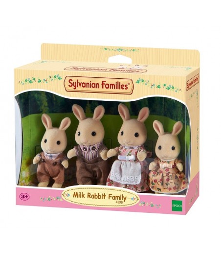 La famille lapin crème