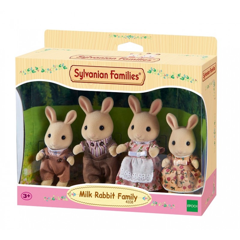 La famille lapin crème