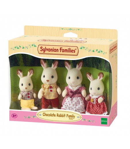 La famille lapin chocolat