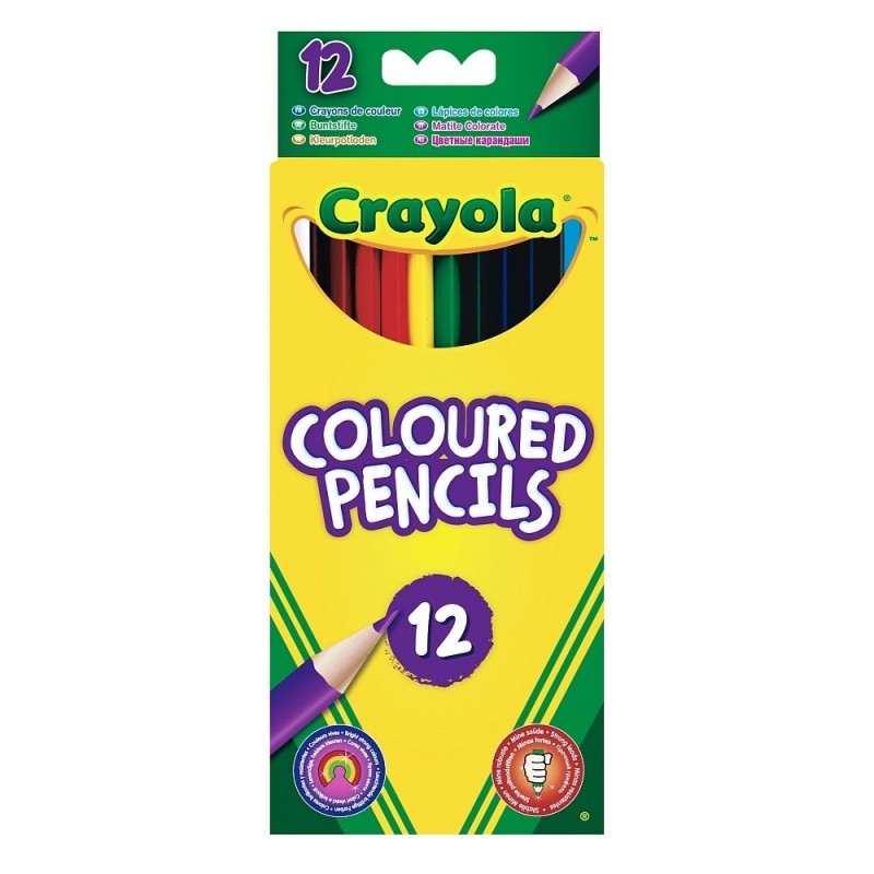 12 Crayons de couleur