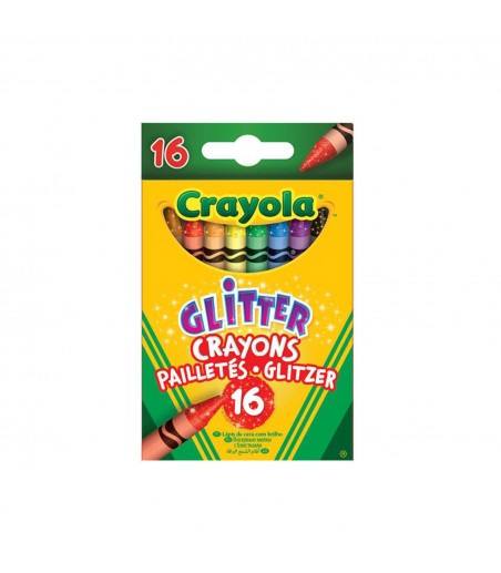 16 Crayons Pailletés