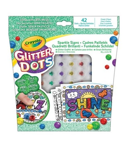 Glitter Dots Sparkle Signs