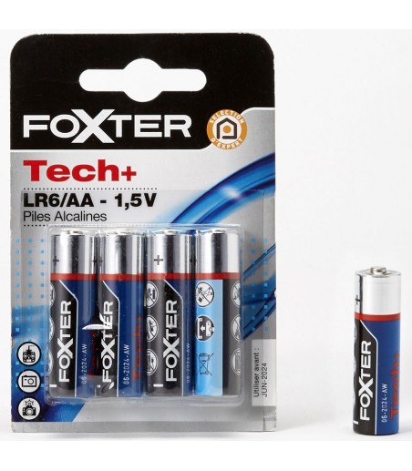 Pack de 4 Piles Foxter...